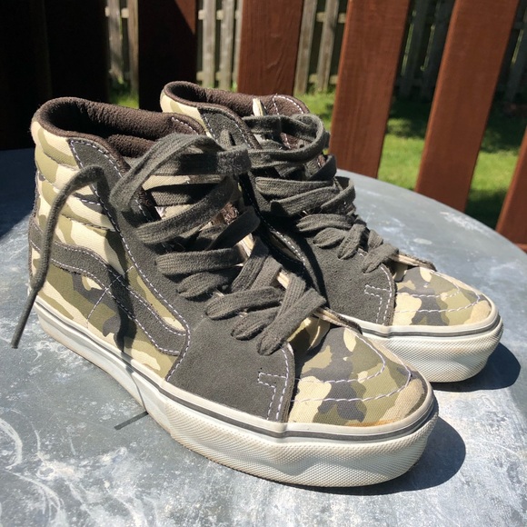 RARE Vans Skate Hi Camo 6 W 4.5 M - Picture 7 of 9